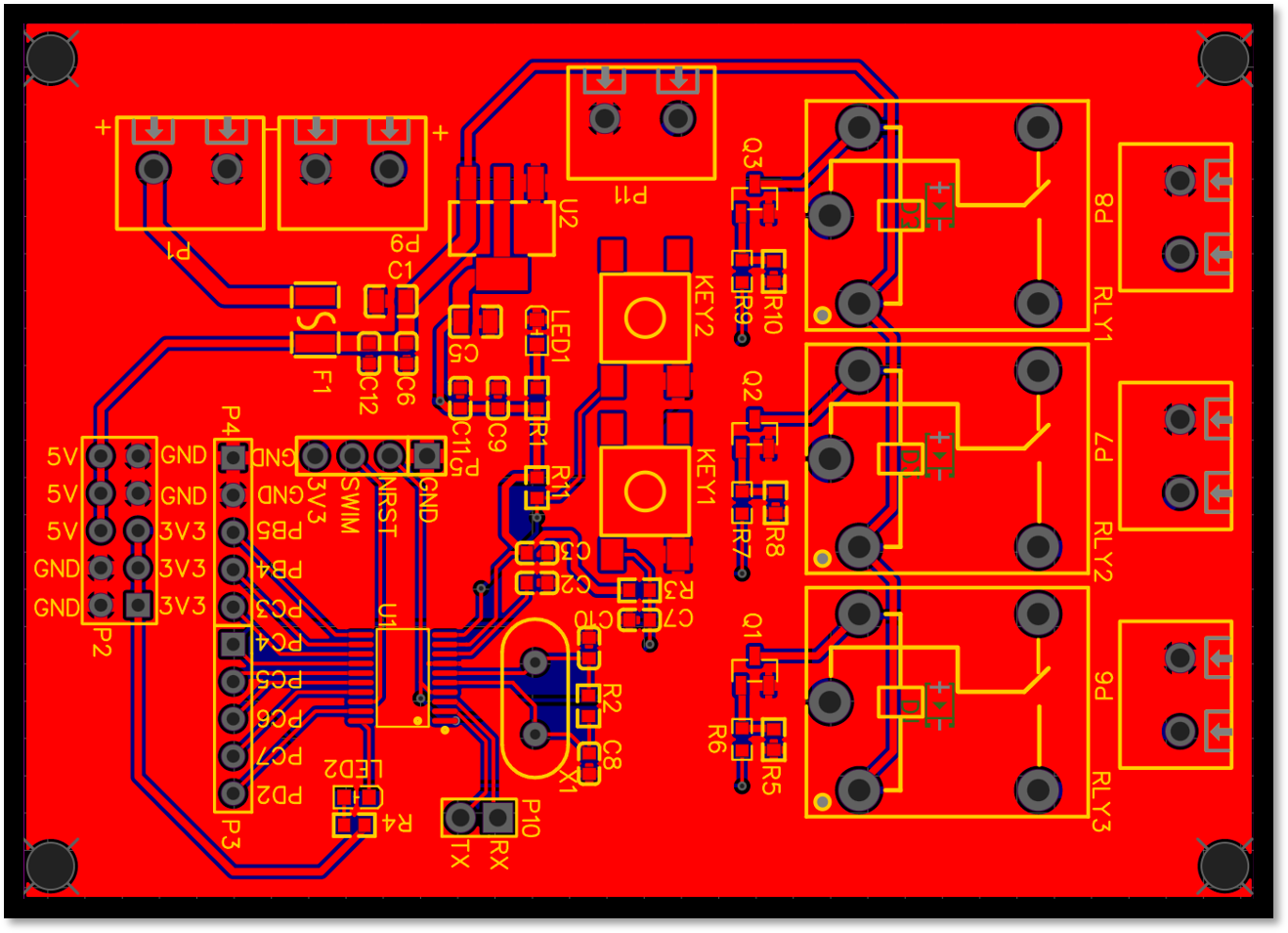 自动运输组装系统 PCB 板设计图